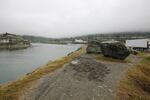 Site of the former jetty cat colony in Brookings, Ore.