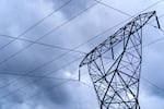 FILE - Transmission towers near Eagle Creek, Jan. 5, 2023. Hexagon Energy says it has plans to add up to 3 gigawatts of geothermal energy to the electrical grid in Oregon and Washington.