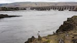 Randy Settler at The Dalles Dam on the Columbia River.