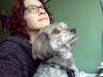 Deanna Hagy and her dog Fozzie as a young pup. Fozzie was adopted by Hagy in 2005 and passed away in 2020. Hagy, who is an end-of-life doula, says "Grief is grief — there isn't a hierarchy."