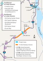 A major road closure is coming this weekend to Interstate 5, as crews work to repair an aging, worn-out bridge overpass in Southwest Portland.