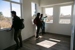 A tour of the Hattie Redmond Apartments, March 21, 2023. The 60-unit permanent supportive housing community for people exiting homelessness, is located in Portland’s Kenton neighborhood in North Portland and designed for those with disabilities who request access to culturally specific services within the Black community.