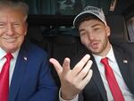 Former President Donald Trump appears on streamer Adin Ross's channel after an August interview.