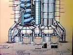 Image-generating software such as Stable Diffusion uses text prompts to reference an enormous catalog of images. It then uses those images to generate new ones, such as this rocket schematic.