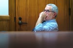 Democratic Senator ​Jeff Golden, during a press conference on the first day of the legislative session at the Oregon state Capitol, Monday, Feb. 5, 2024, in Salem, Ore. 