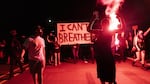 Over 1000 protesters march across Portland towards the Multnomah County Justice Center in downtown Portland on May 29, 2020. The protests were against racist violence and police brutality.