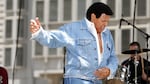Chubby Checker performs a free concert in Philadelphia to celebrate the 50th anniversary of "The Twist."