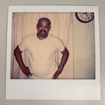 A polaroid photo of Wilbert Lee Evans was taken before he was executed in 1990.