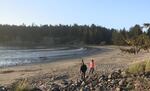 The beach at Sunset Bay State Park near Coos Bay is popular during the summer.