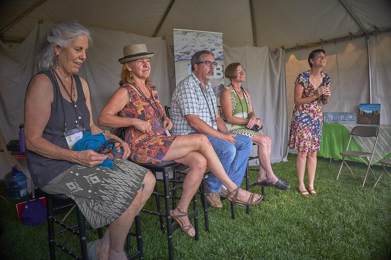Oregon Art Beat’s Katrina Sarson will be in Bend on Saturday, Aug. 27, hosting “Let’s Talk Art” as part of Art in the High Desert.