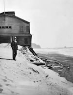 By 1926 the sand under the natatorium was beginning to be washed away. 
 