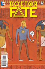 Dr. Fate's artist Sonny Liew set the warm tone of series. Moustafa says he tried to adjust his usual style to keep pace with that tone.