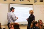 U.S. Secretary of Education Betsy DeVos visits McMinnville High School in McMinnville, Oregon, Wednesday, Oct. 11, 2017.