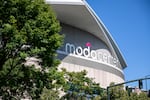 The Moda Center is seen in Portland, Ore., Aug. 19, 2025.