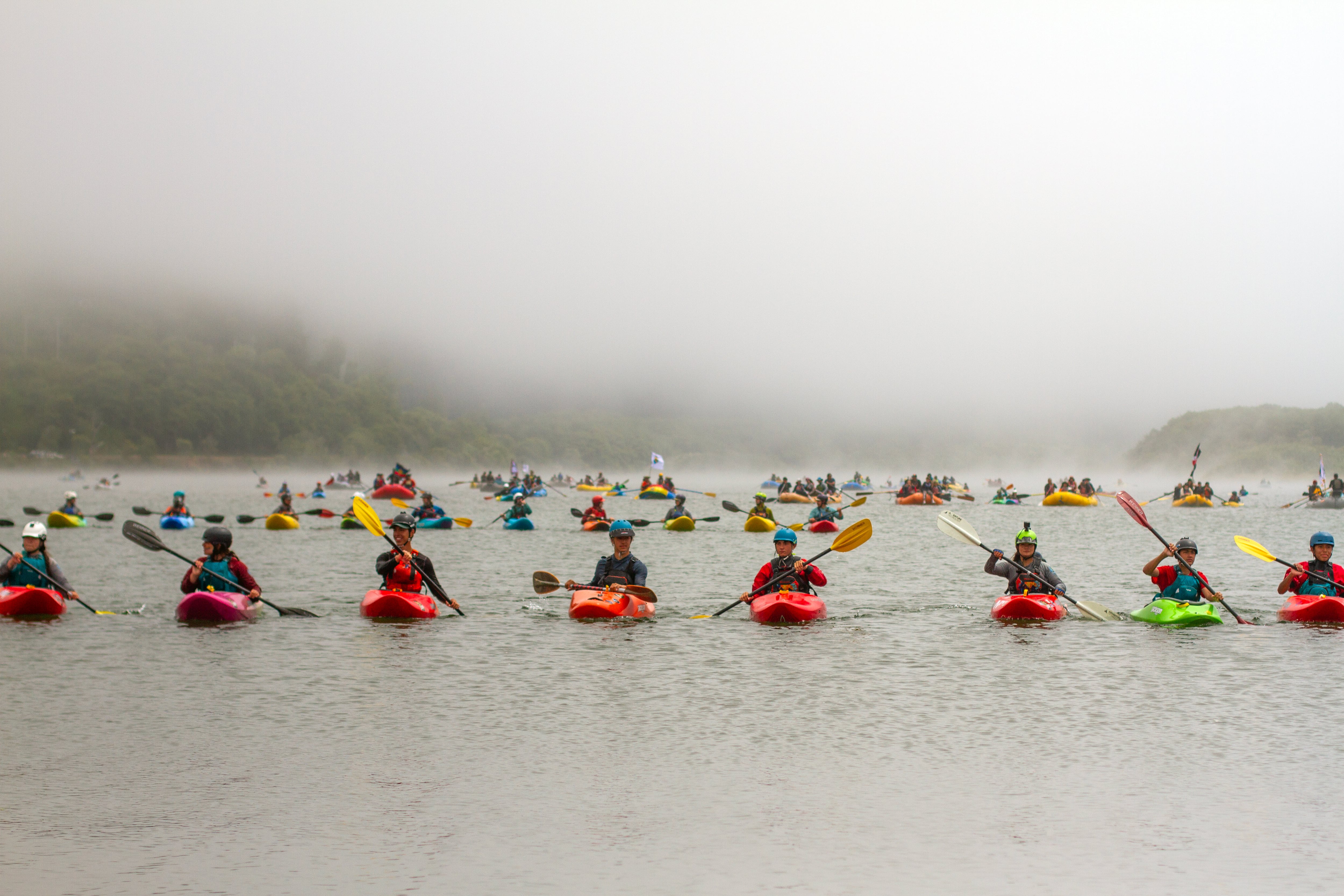 On July 11, 2025, over 120 youth kayakers representing the Klamath, Yurok, Karuk, Quartz Valley, Hoopa Valley, Warm Springs as well as the Tohono O’odham Nation completed their historic 310-mile descent of the free-flowing Klamath River, culminating the largest dam removal project in history.
