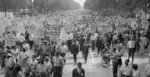 A scene from the original March on Washington, where Rev. Martin Luther King Jr., delivered his iconic "I Have A Dream Speech" in 1963. Demonstrators will again gather in Washington on Friday to call for racial justice and police reform.
