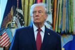 U.S. President Donald Trump in the Oval Office of the White House on December 15, 2025 in Washington, DC.