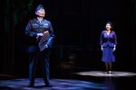 George Takei and Lea Salonga in a scene from 'Allegiance.'