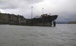 In 2009, one end of the Davy Crockett broke loose and swung into the Columbia River. The owner was ordered to remove all the oil from the ship. 
