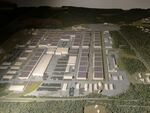 A miniature display of Tobyhanna Army Depot.