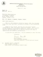 In this EPA letter to the J.H. Baxter company dated March 31, 1993, the EPA's Superfund Response and Investigations Branch informed Baxter company officials that remedial work at the wood treatment plant in Eugene, OR resulted in them from being designated a Superfund site. 32 years later, the same site would be listed on the National Priority List for Superfund cleanup.