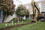 The groundbreaking ceremony at Gresham High took place on April 4.