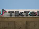 A TikTok sign is displayed on their building in Culver City, Calif in March 2024.