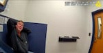 FILE - A screenshot shows Marc Fogle from Clark County Deputy Bryson Layton’s body camera footage on May 7, 2025. Layton fatally stabbed Fogle 17 times in the back. Prosecutors in Clark County stated the deputy will not face criminal charges.