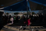 Children play at Alon Sciences Elementary School in Sderot, Israel, on March 20.