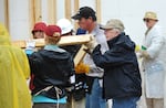 Carter takes part in a Habitat for Humanity project in October 2010 in Washington, D.C.