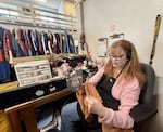 Shelly Sovens at St. Vincent De Paul in Eugene, Ore., where she has worked for over 25 years.