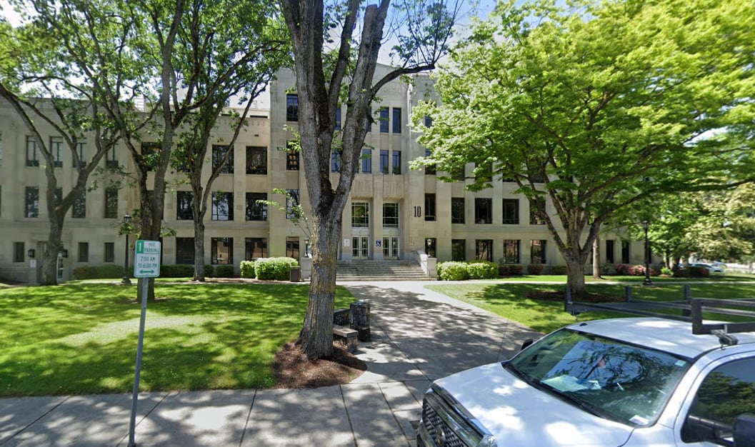 Jackson County commissioners recently passed a $640.5 million budget for the upcoming fiscal year, with $264.6 million going to reserves. The county's main office building is shown here in this screenshot from Google Street View taken in May 2024.