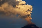 Smoke, ash and molten rock spew into the sky from Popocatépetl on Sunday, posing risks to aviation and communities below. Two Mexico City airports temporarily halted operations on Saturday due to falling ash.