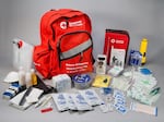 The American Red Cross recommends each household have a backpack with emergency supplies for evacuation.