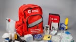 The American Red Cross recommends each household have a backpack with emergency supplies for evacuation.