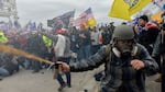 Pro-Trump rioters clashed with police during the storming of the U.S. Capitol on Jan. 6, 2021. Approximately 140 police officers were injured in the violence that day, and five people died during the chaos and its immediate aftermath.