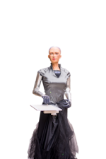 As a mixture of Artificial Intelligence and robotics, Sophia serves as the first robot Innovation Ambassador for the United Nations Development Programme.