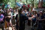 There is entertainment around every corner at the Oregon Country Fair.