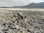 Dry dirt landscape during the day.