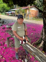 Segundo Pino, the leader of the Kakataibo Indigenous Guard, regulary receives death threats from drug traffickers.