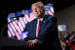 Former President Trump speaks during a rally in Richmond, Va., on March 2, 2024. A second Trump administration could reshape the economy, from tariffs to tax cuts.