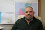 Harney County Commissioner and hay farmer Mark Owens, Dec. 12, 2019.