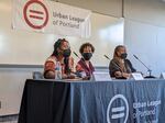 Urban League of Portland President Nkenge Harmon Johnson, Ashland Councilor Gina DuQuenne and OSF Artistic Director Nataki Garrett discuss living as people of color in Southern Oregon.