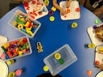 Children play with Play-Doh at a Head Start center in Michigan.
