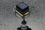 Muslim pilgrims prostrate as they offer evening prayers around the Kaaba, Islam's holiest site in the holy city of Mecca during the annual hajj pilgrimage, Saudi Arabia, Sunday, May 24, 2026.