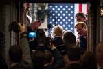 President Donald Trump arrives to deliver the State of the Union address in the chamber of the U.S. House of Representatives on Feb. 04, 2020.
