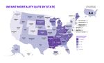 The infant mortality rate decreased slightly from the last report, down from 5.6 deaths per 1,000 live births to 5.4.