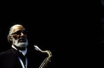 US musician Sonny Rollins performs, 29 June 2006 in Vienne, southeastern France, during the opening of the Vienne Jazz Festival.