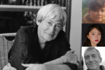 Ursula K. Le Guin (left), Michelle Ruiz Keil (top right), Juhea Kim (center right), Theo Downes-Le Guin (bottom right)