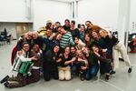 The cast and creative team at the first sing-through of OSF's "Come from Away."